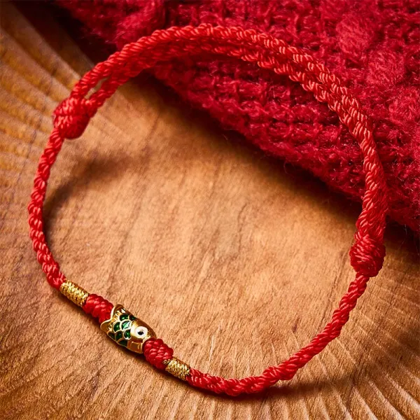 Hand Woven Koi Fish Rope Bracelet