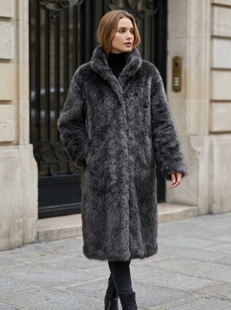 Women's Faux Fur Winter Coat