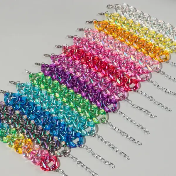 Chunky Chain Acrylic Bracelets