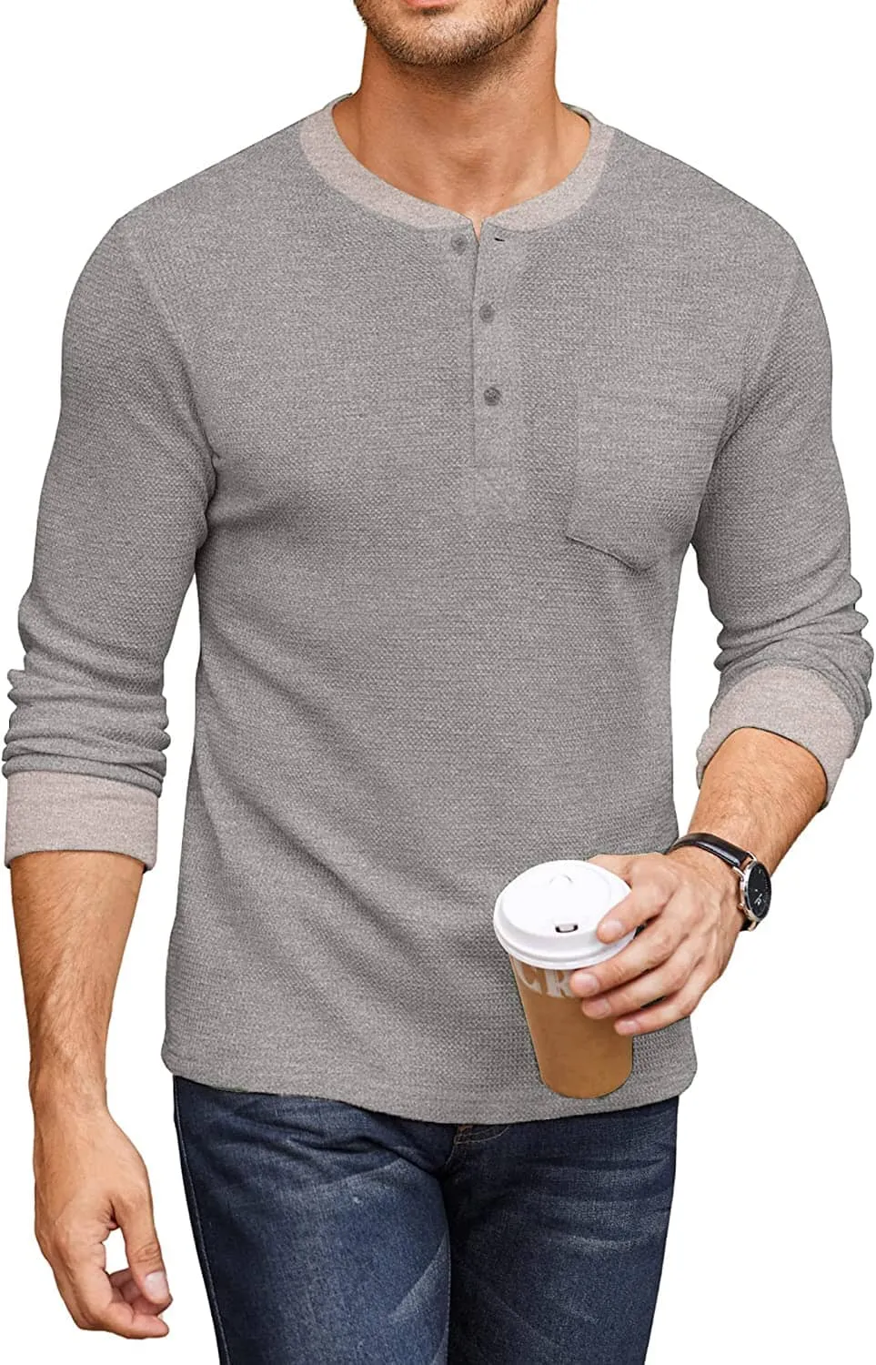 Soft Stretch Knit T-Shirt