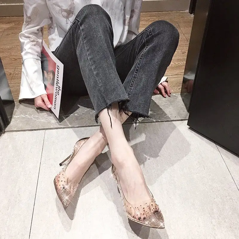 Transparent Stiletto Dress Heels