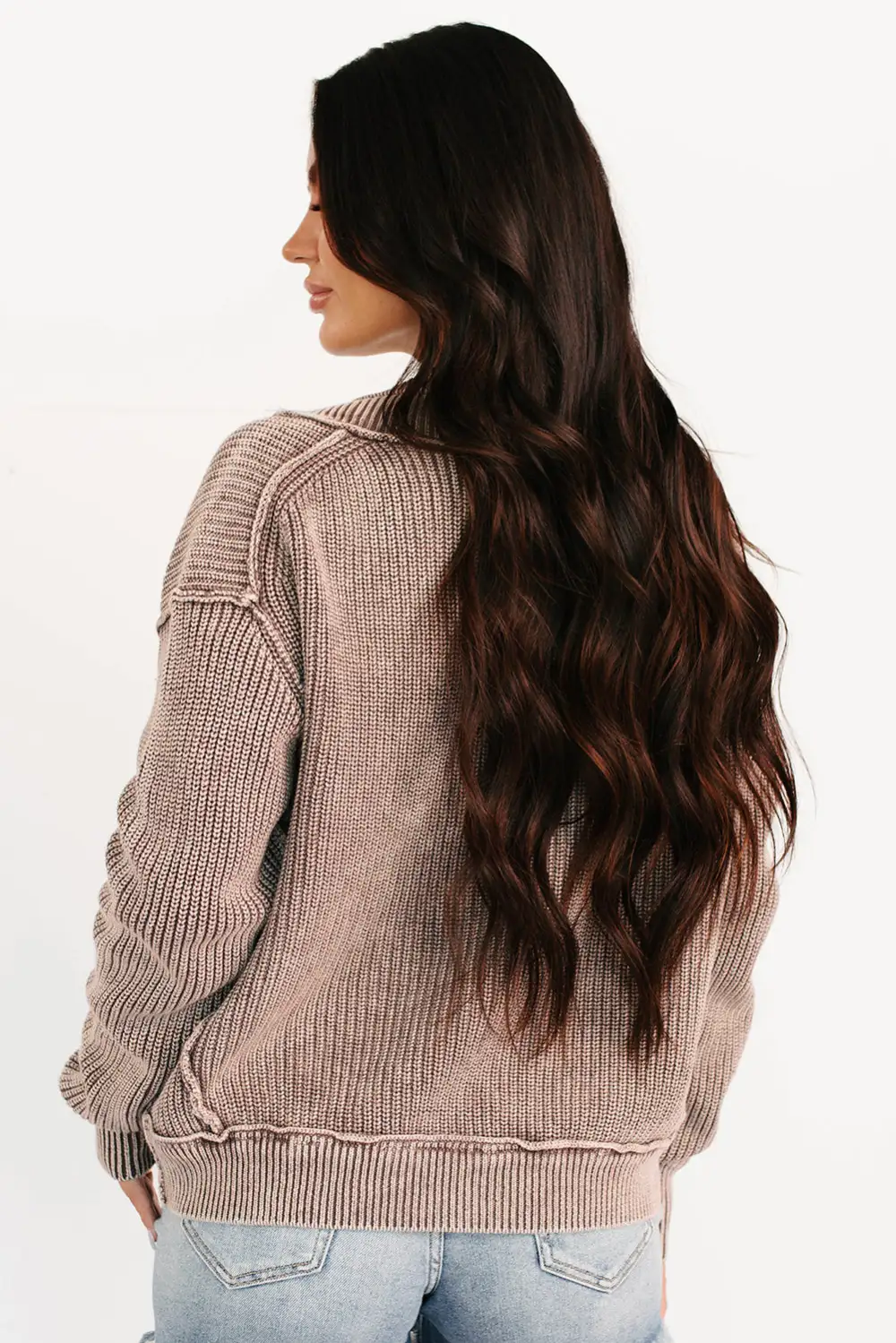 Everyday Layer Patchwork Knit Cardigan