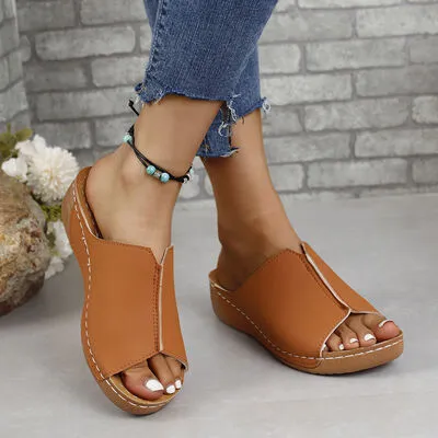 Modern Open-Toe Heeled Sandals