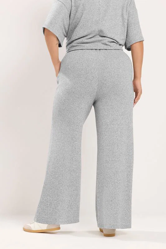 Grey Tie Waist Trousers detail 2