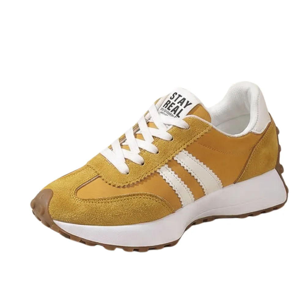 Cushioned Retro Platform Sneakers