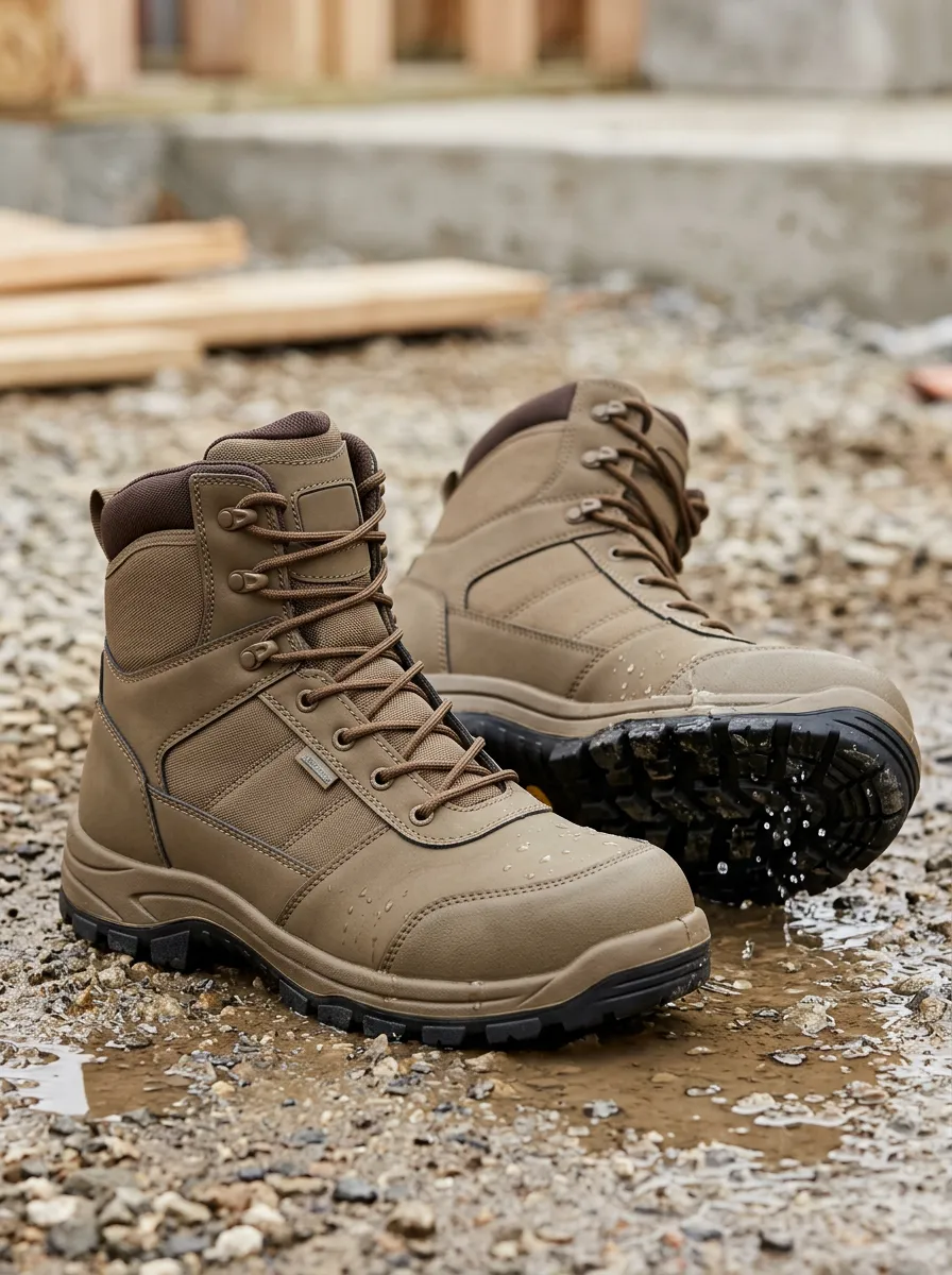 Casual Tactical Wardrobe Men' Waterproof Work Boots