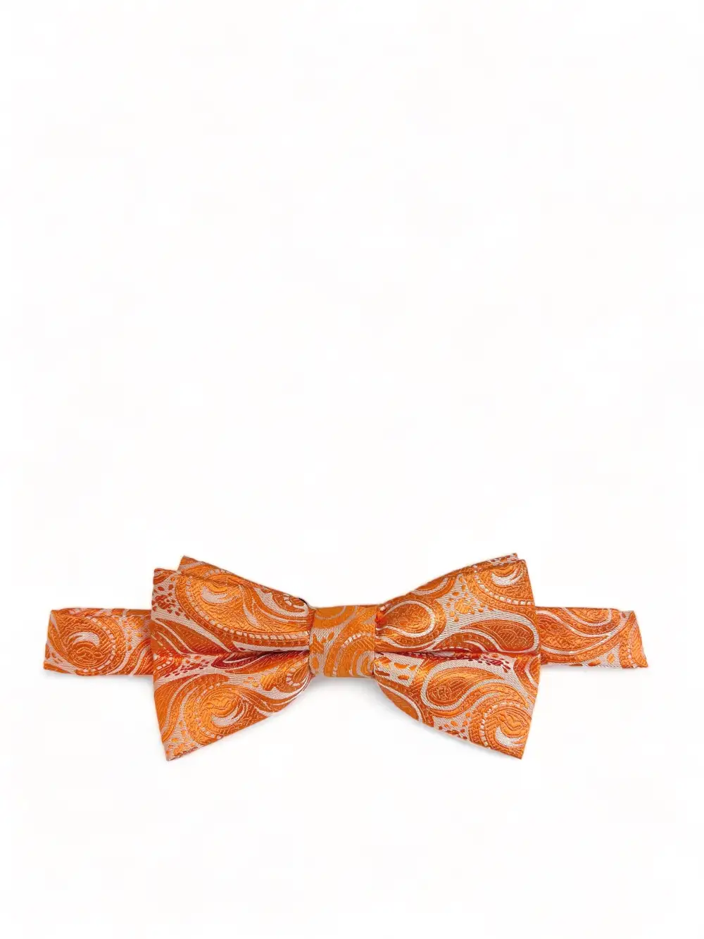 Neat Paisley Microfiber Bow Tie