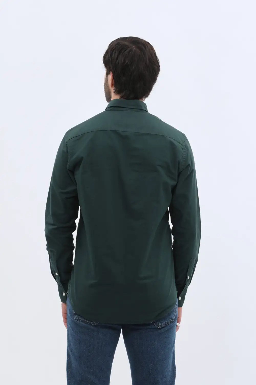 Classic Oxford Long Sleeve Cotton Men's Button Down Shirt