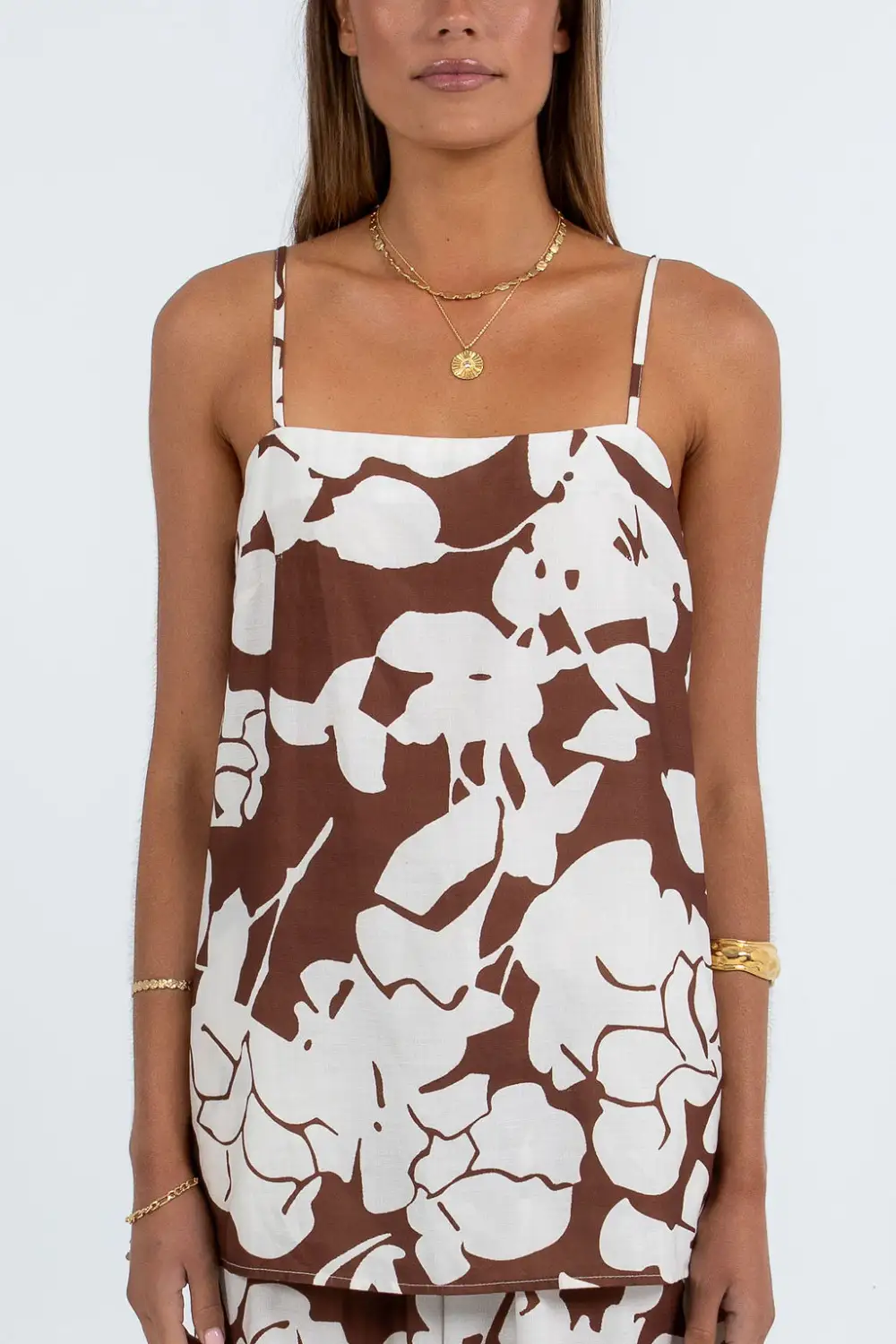 Easy Fit Floral Print Tank Top