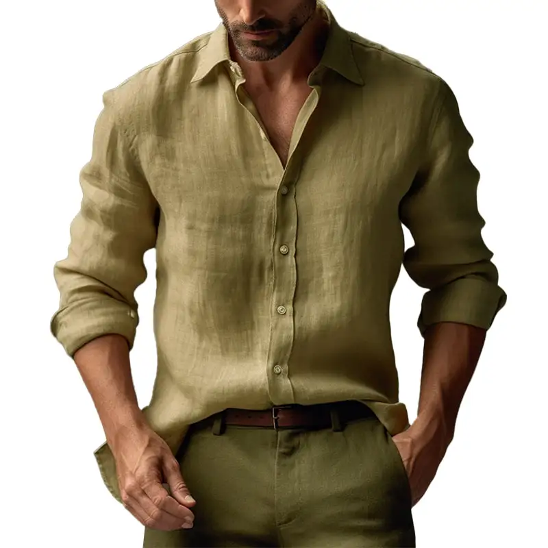 Textured Woven Washed Shirt