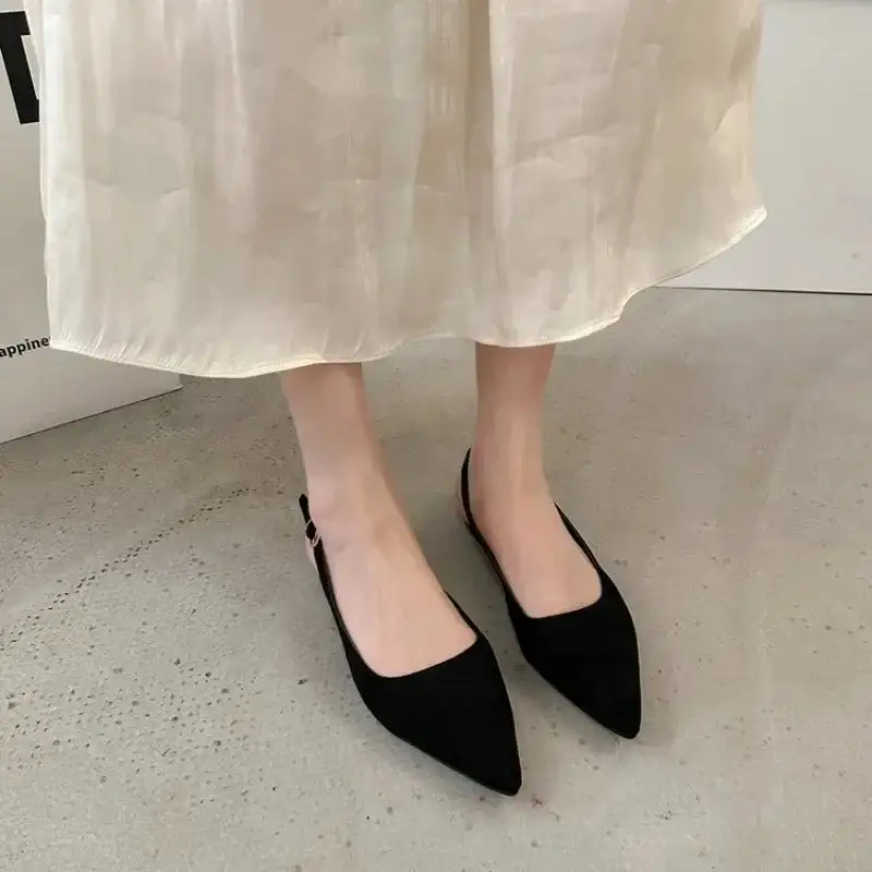 Slingback Pointed-Toe Flats