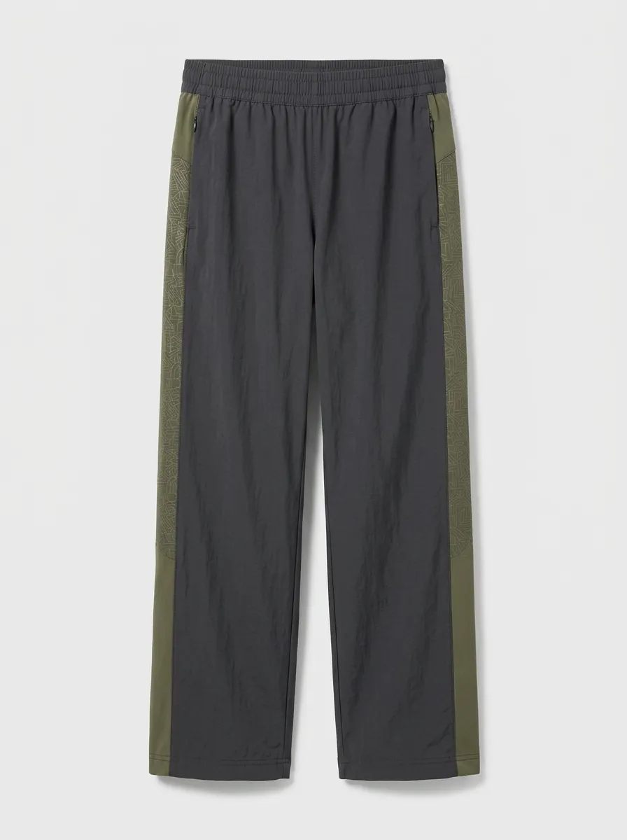 Women's Athletic Fitness Geometric Side-Panel Printed Joggers