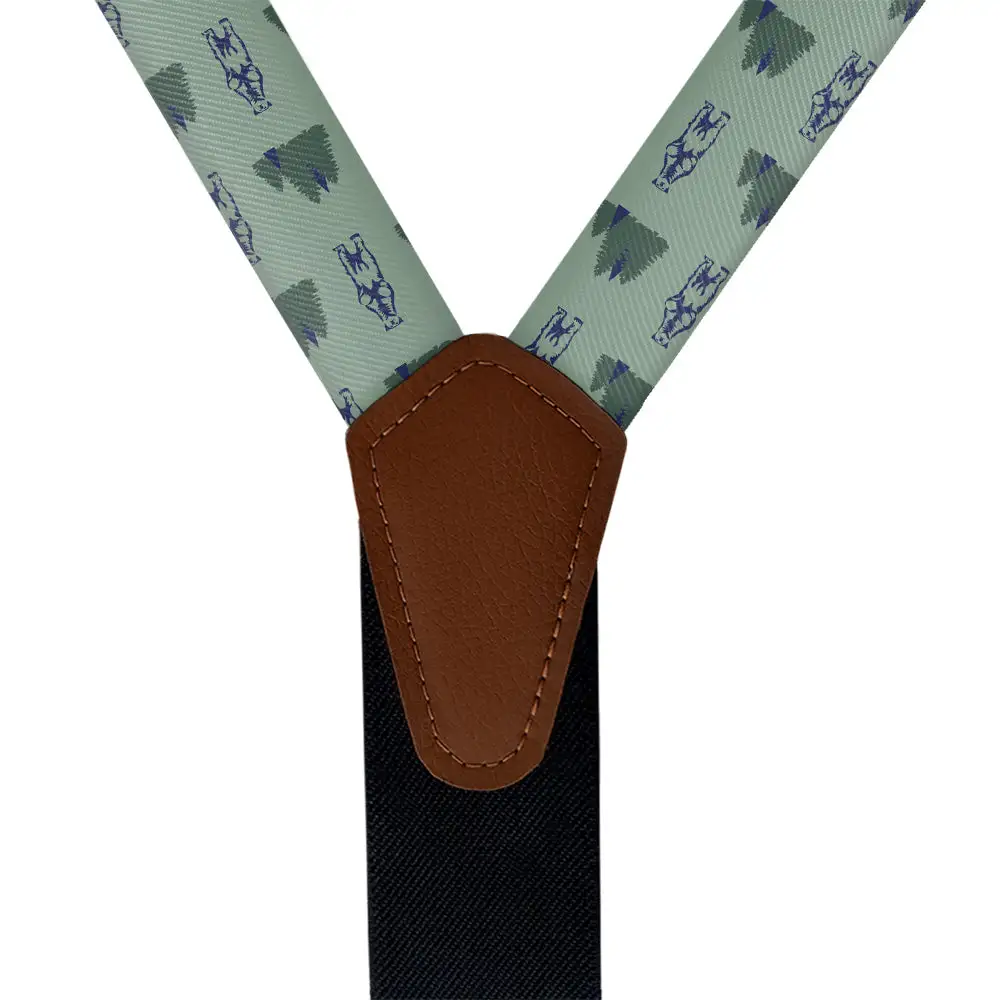 Bear In The Woods Theme Suspenders
