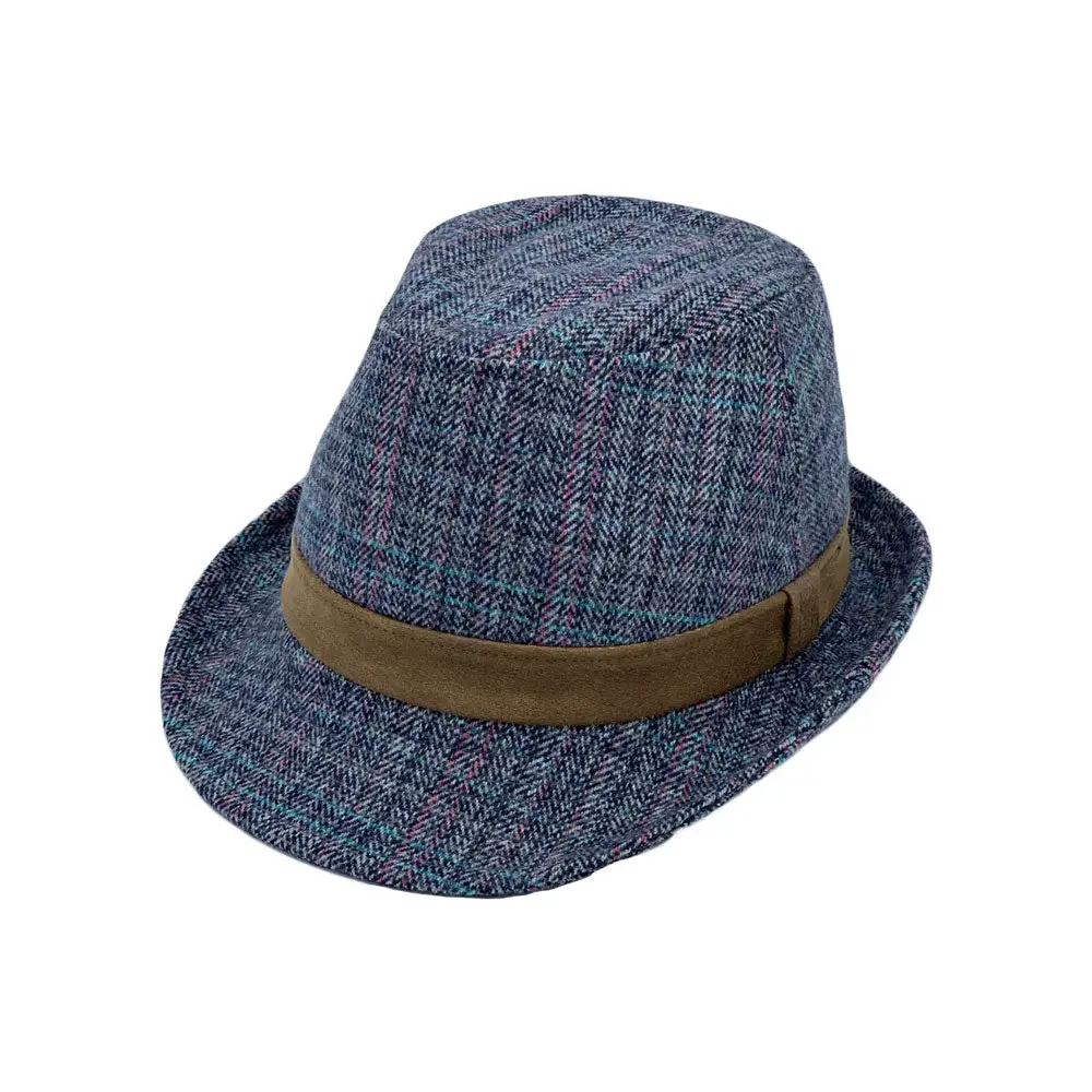 Plaid Fedora Hat