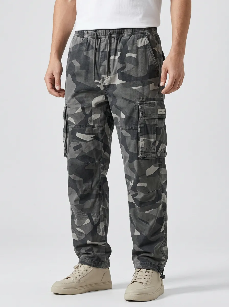 Camouflage Tactical Streetwear Camouflage Cargo Pants