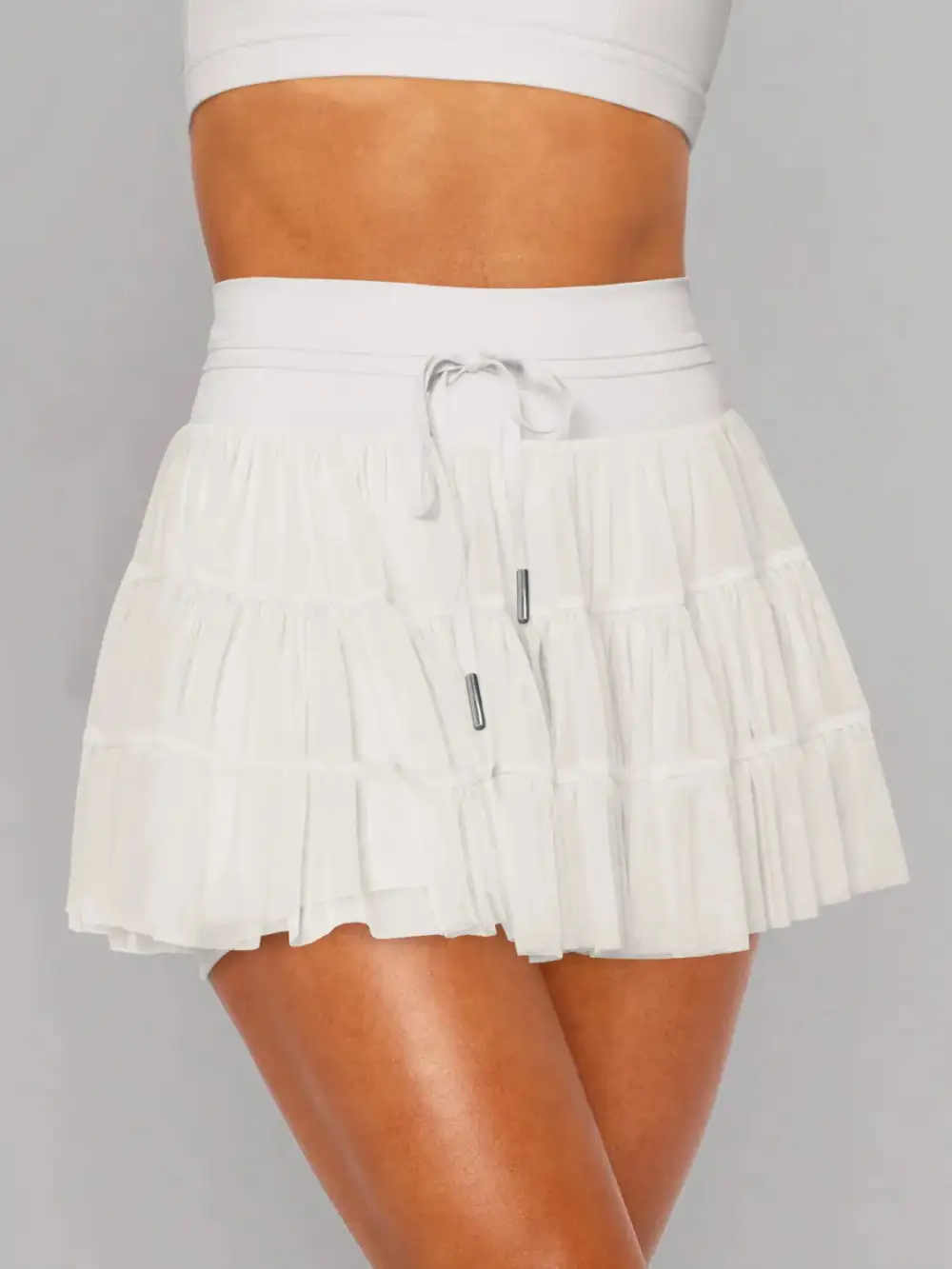 Tina High Waist Skort Pocket Jeans Skirt
