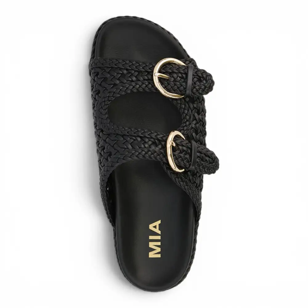 Monaco Trendy Woven Buckle Slide