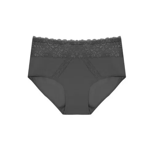 Lace Waistband Cotton Full Brief