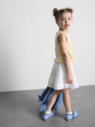 1.5-8yrs | Broderie Anglaise Tiered Shorts detail 1