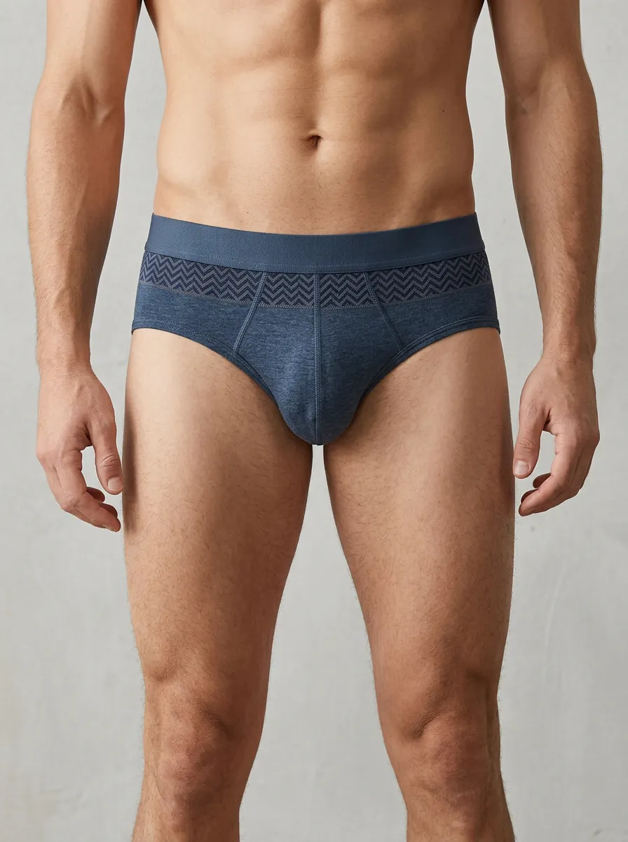 Chevron Waistband Briefs