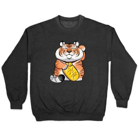 Textured Moon Crewneck Sweatshirt