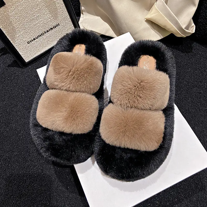 Soft Lined Thick Sole Home Slippers