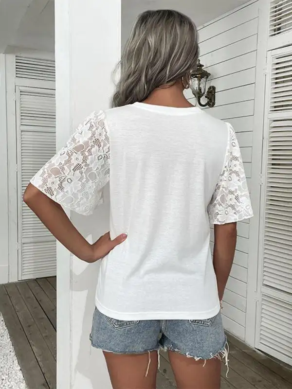 Short-Sleeve Knit T-Shirt