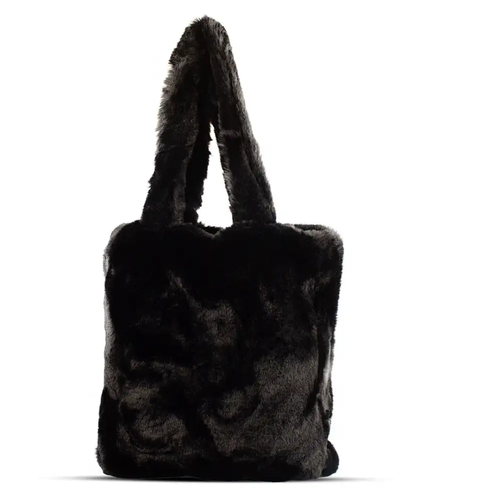 Neat Handheld Fur Handbag