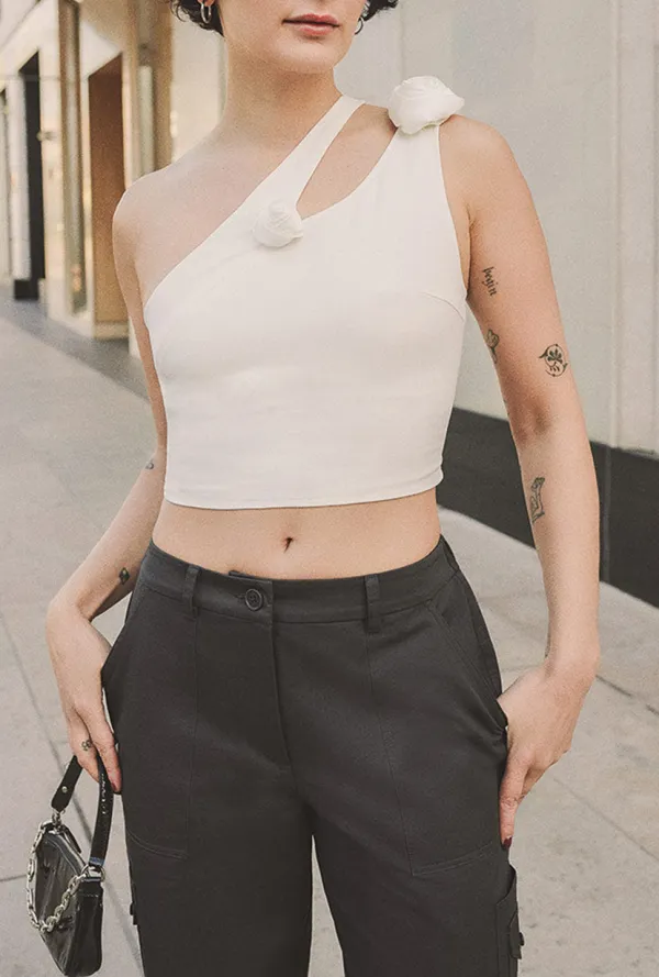 Sleeveless Top - Ivory