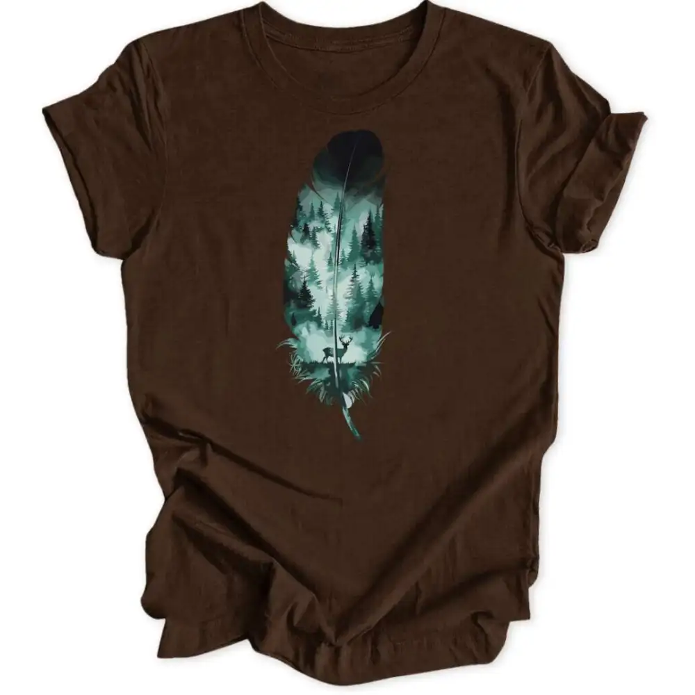 Wild Spirit Feather Unisex T-Shirt