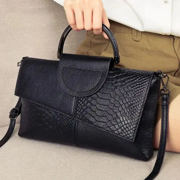 PU Leather Flap Bag – Sleek Soft-Structured Shoulder Bag for Everyday Style