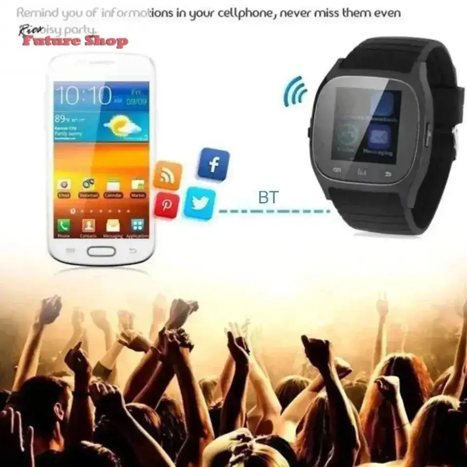 Smartwatch T8 Bluetooth with Camera Support SIM