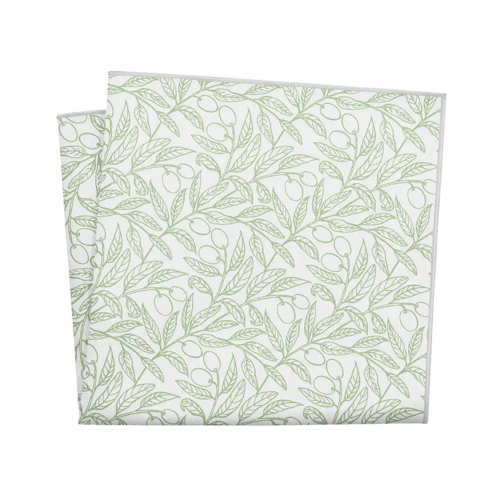 Understated Timeless Floral Pocket Square