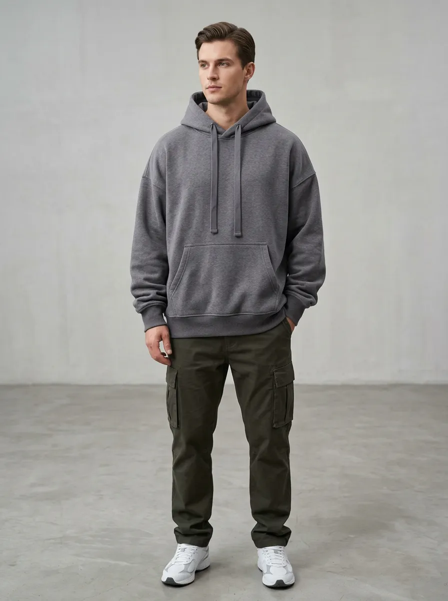 Men's Active Oversized Hoodie