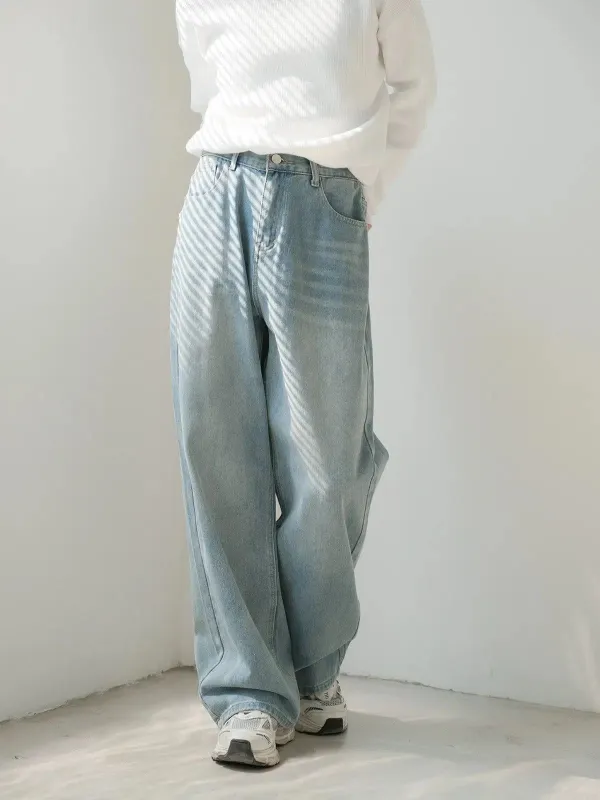 Draped Versatile Bootcut Jeans