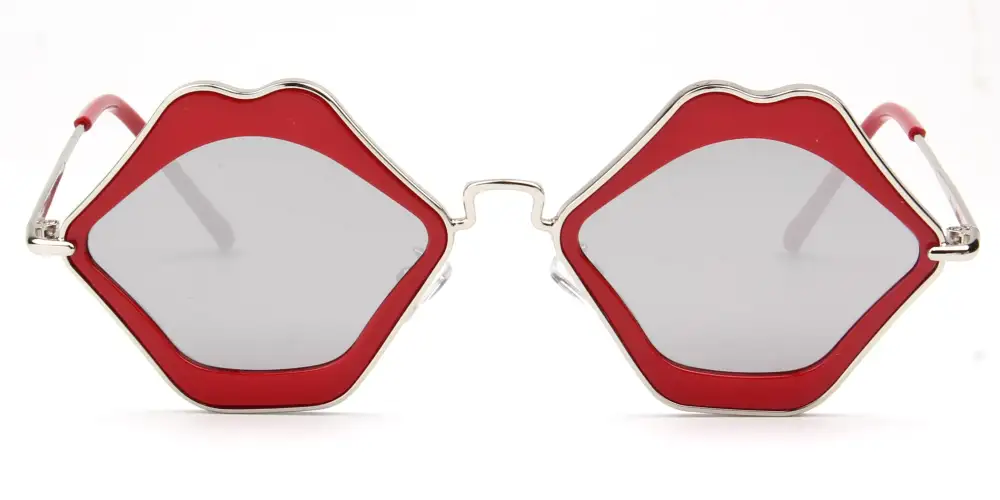 Funky Kissing Lip Shape Hippie Party Sunglasses