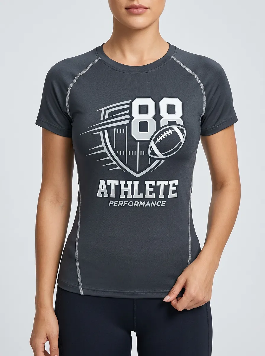 Women's First Down Heritage Football Athletic Top