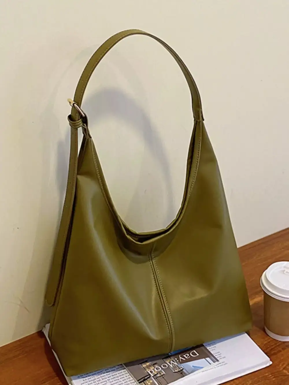 PU Leather Shoulder Bag