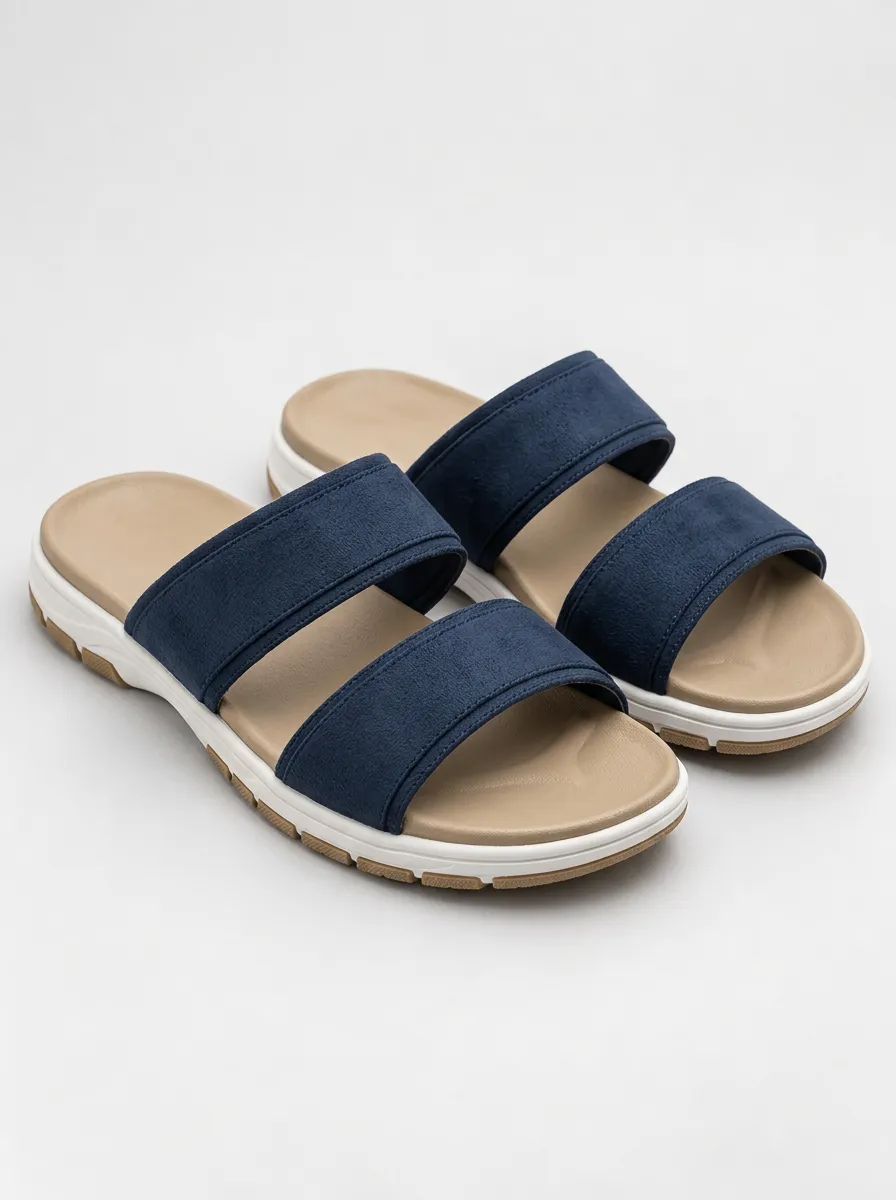 Men's Casual Slides Suede
