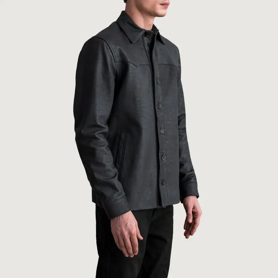 Men's Casual Leather Jacket