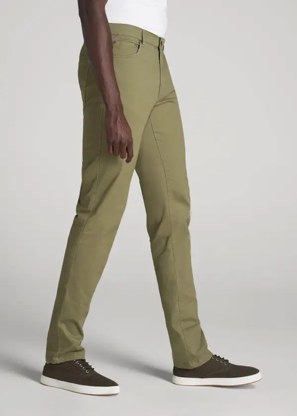 Men's Refined Slim Fit Cotton Stretch Pants