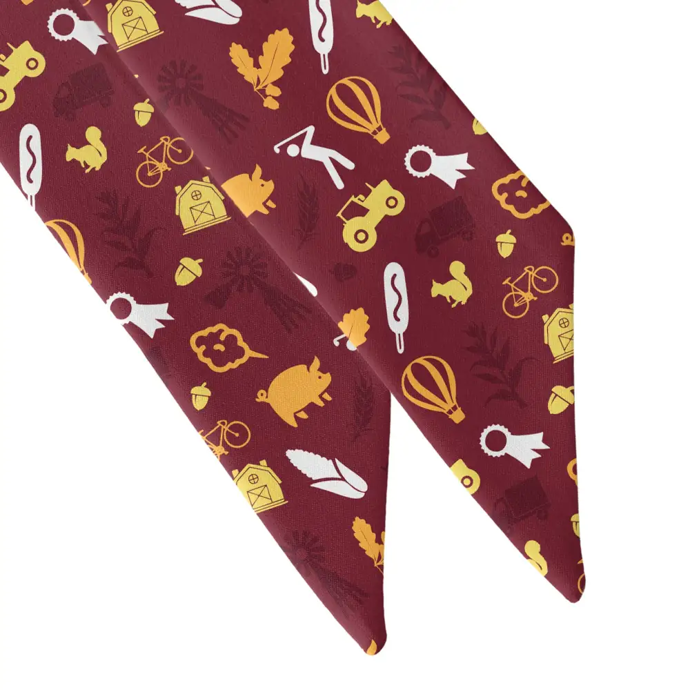 Iowa State Heritage Design Hair Scarf