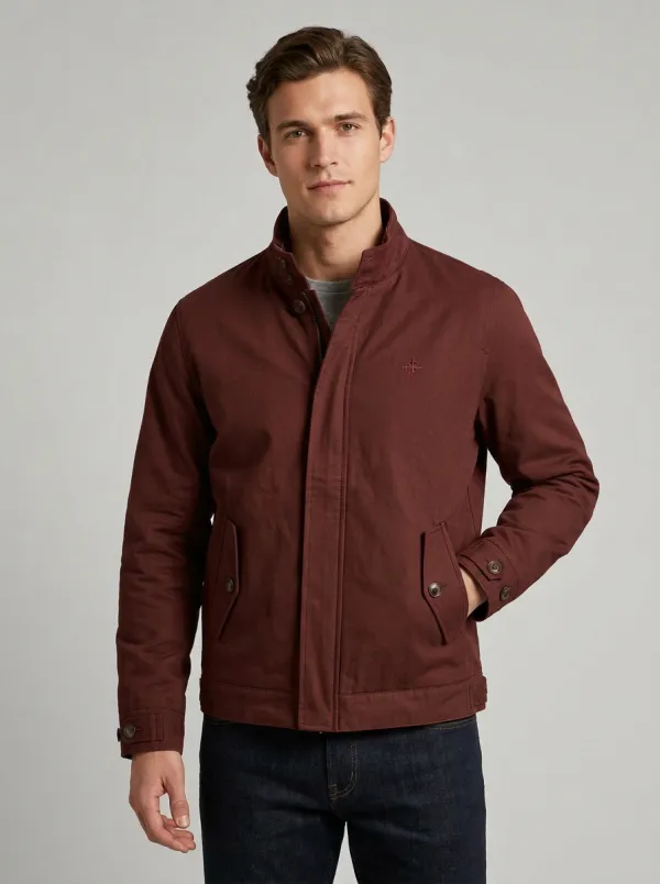 Men's Casual Outdoor Compass Embroidered Jacket