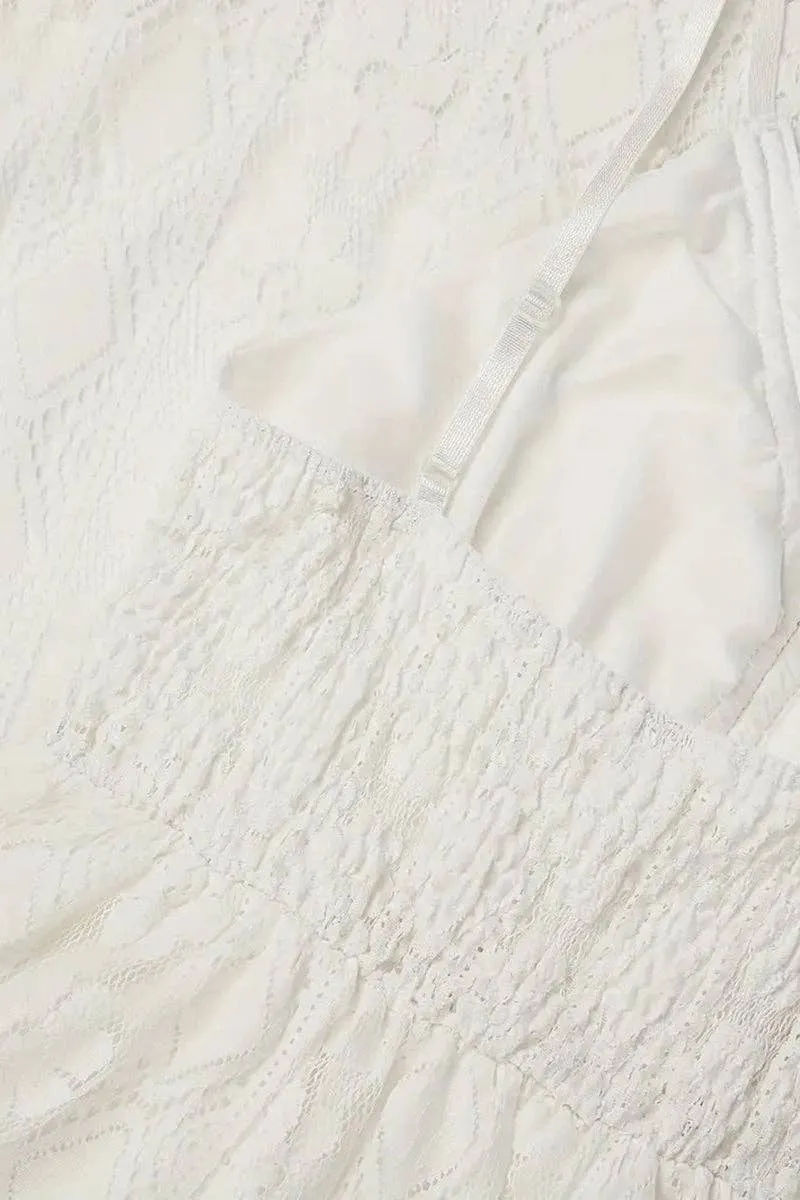 Lace Waist Belt Dress