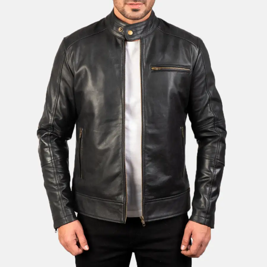 Men's Modern Biker Leather Jacket