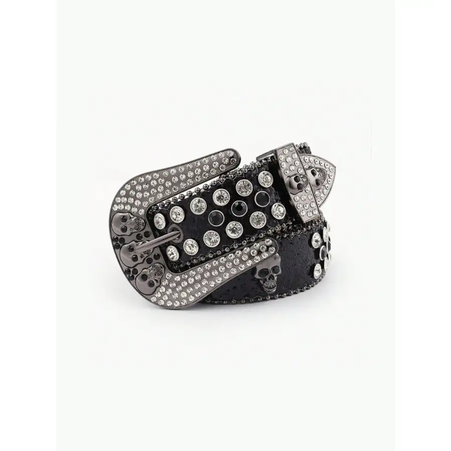 PU Leather Skull Belt