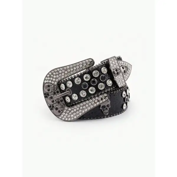 PU Leather Skull Belt