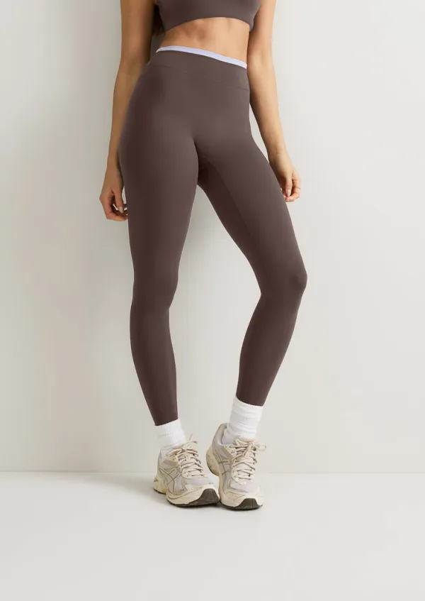 Contour Contrast Panel High Waist Leggings