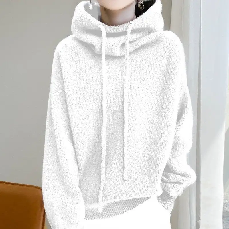 Textured Women's Knit Relaxed Sweater