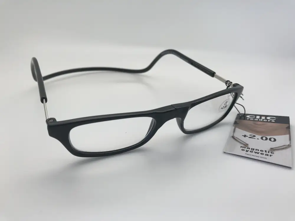 Original Magnetic Front-Connect Reading Glasses - Black
